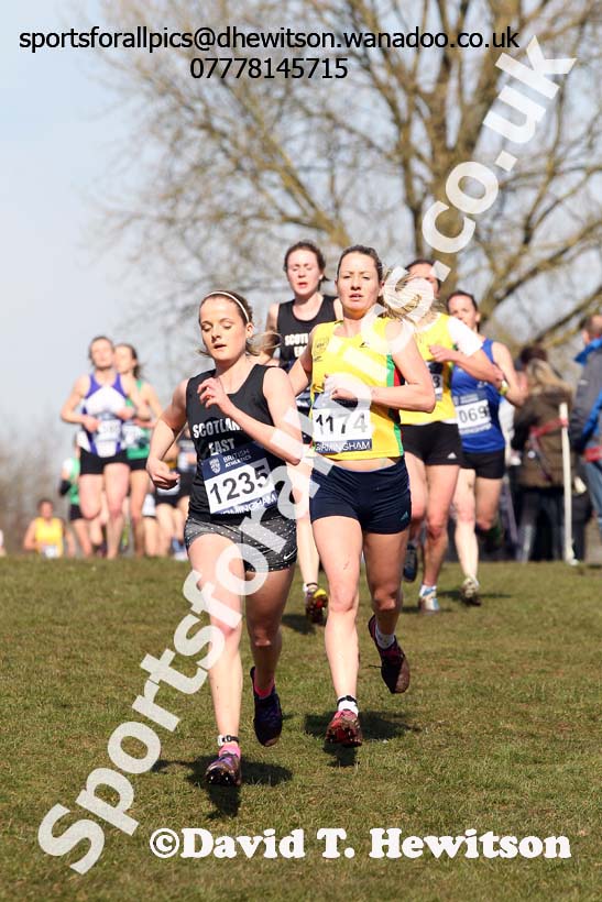 Senior Womens Inter Counties Cross Country,  Cofton Park, Birmingham. Photo: David T. Hewitson/Sports for All Pics